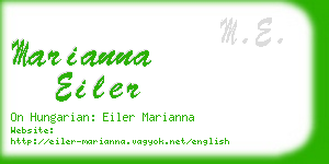 marianna eiler business card